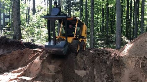 digging basement with skid steer|youtube skid steer loader.